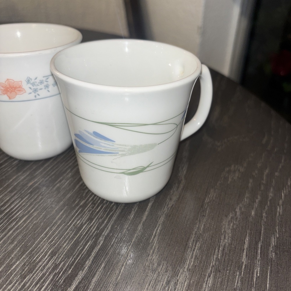 Corning Lot Of 3 Floral Mugs Great Condition Vintage‎ - Picture 3 of 10